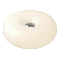 LED-TISCHLEUCHTE Basile 30/12 cm  - Chromfarben/Weiß, Design, Glas/Kunststoff (30/12cm) - Eglo