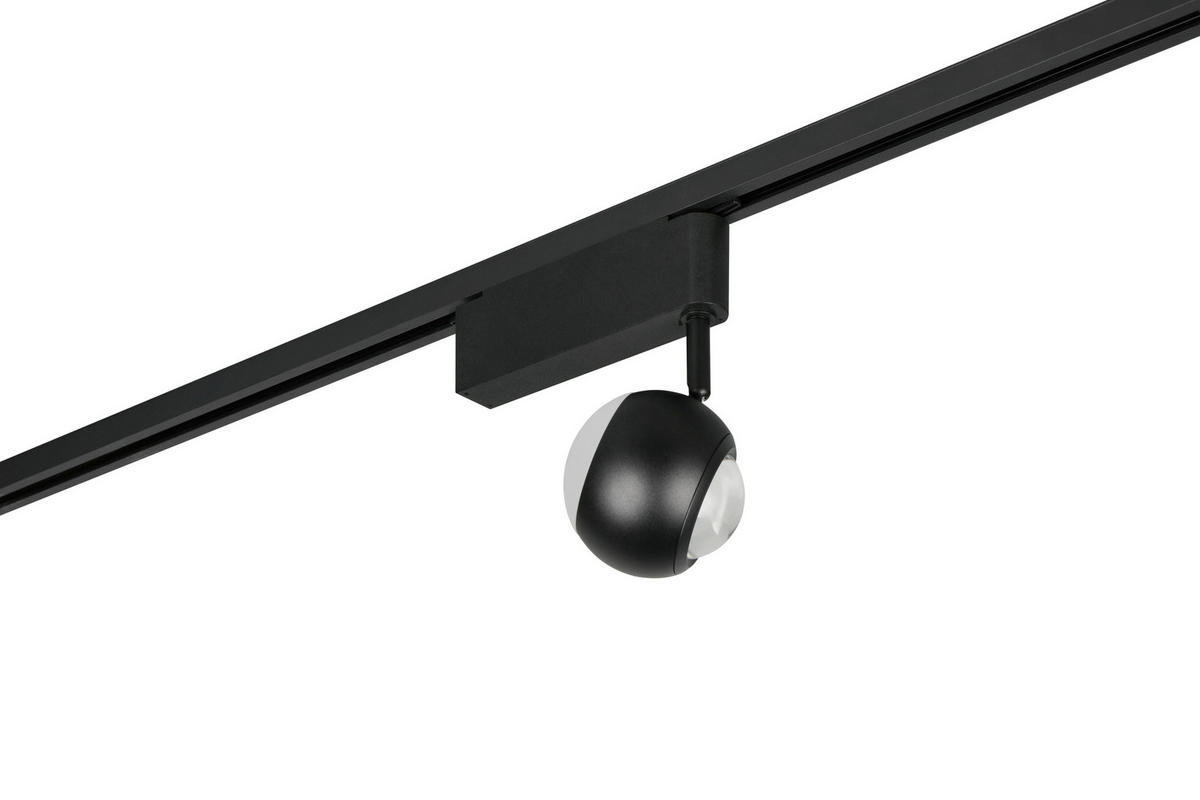 SCHIENENSYSTEM-STRAHLER - Schwarz, Konventionell, Metall (10/19cm) - Trio Leuchten