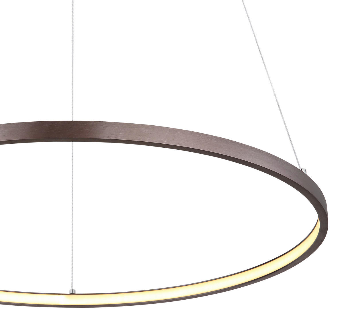 VISEČA LED-SVETILKA   //3000 K/230 V/ - opal/rjava, Design, kovina/umetna masa (60,5/120cm) - Globo