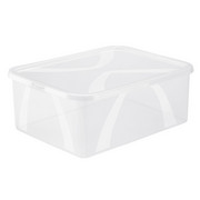 BOX MIT DECKEL 36,3/26,6/13,4 cm - Naturfarben, KONVENTIONELL, Kunststoff (36,3/26,6/13,4cm) - Rotho