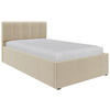 POLSTERBETT Lattenrost, Bettkasten 120/200 cm  in Creme  - Creme/Schwarz, Design, Holz/Kunststoff (120/200cm) - Stylife