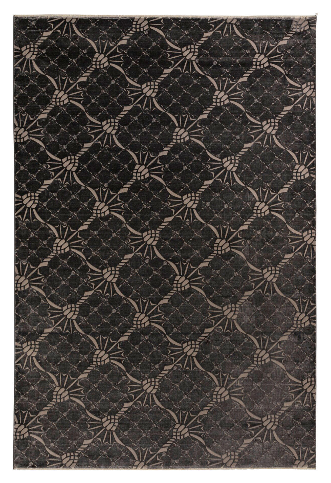 WEBTEPPICH 170/240 cm Cornflower Double  - Graphitfarben, Design, Textil (170/240cm) - Joop!
