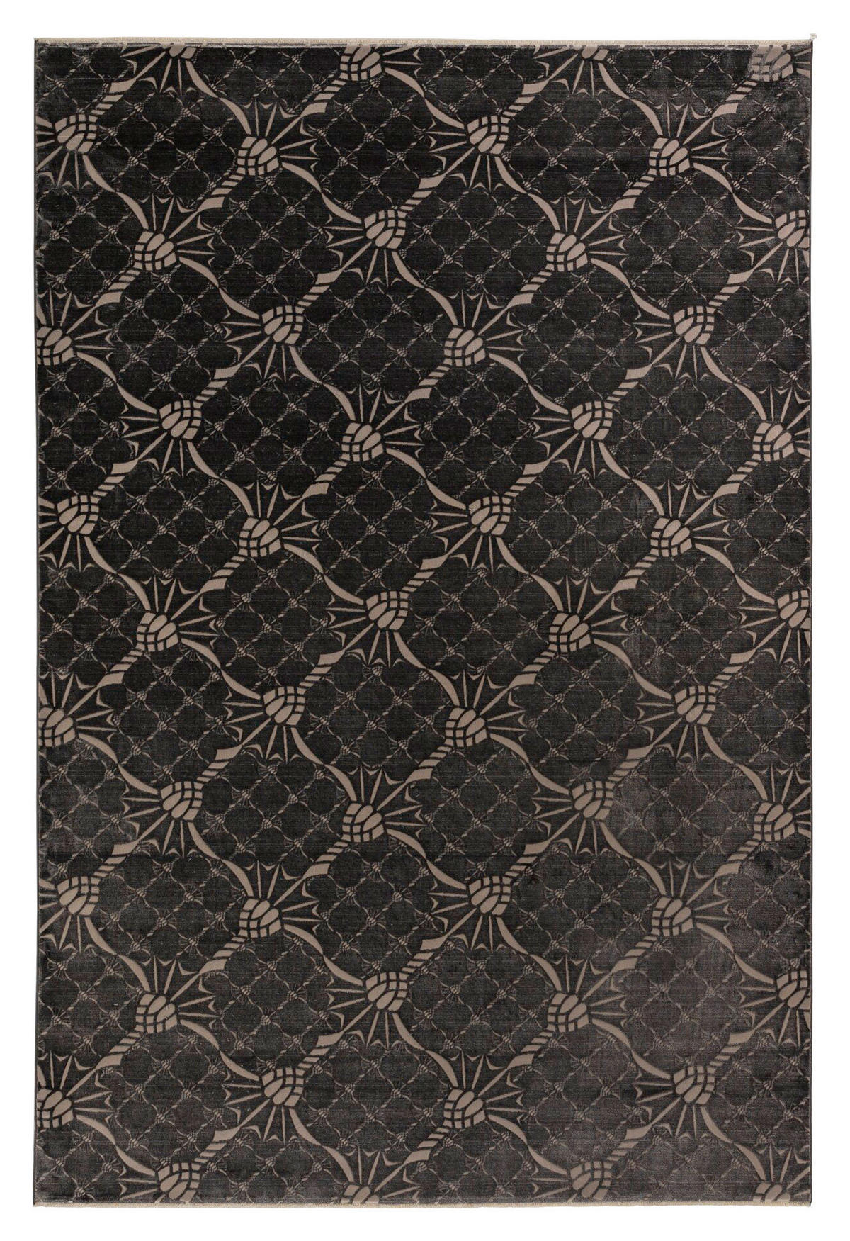 WEBTEPPICH 170/240 cm Cornflower Double  - Graphitfarben, Design, Textil (170/240cm) - Joop!