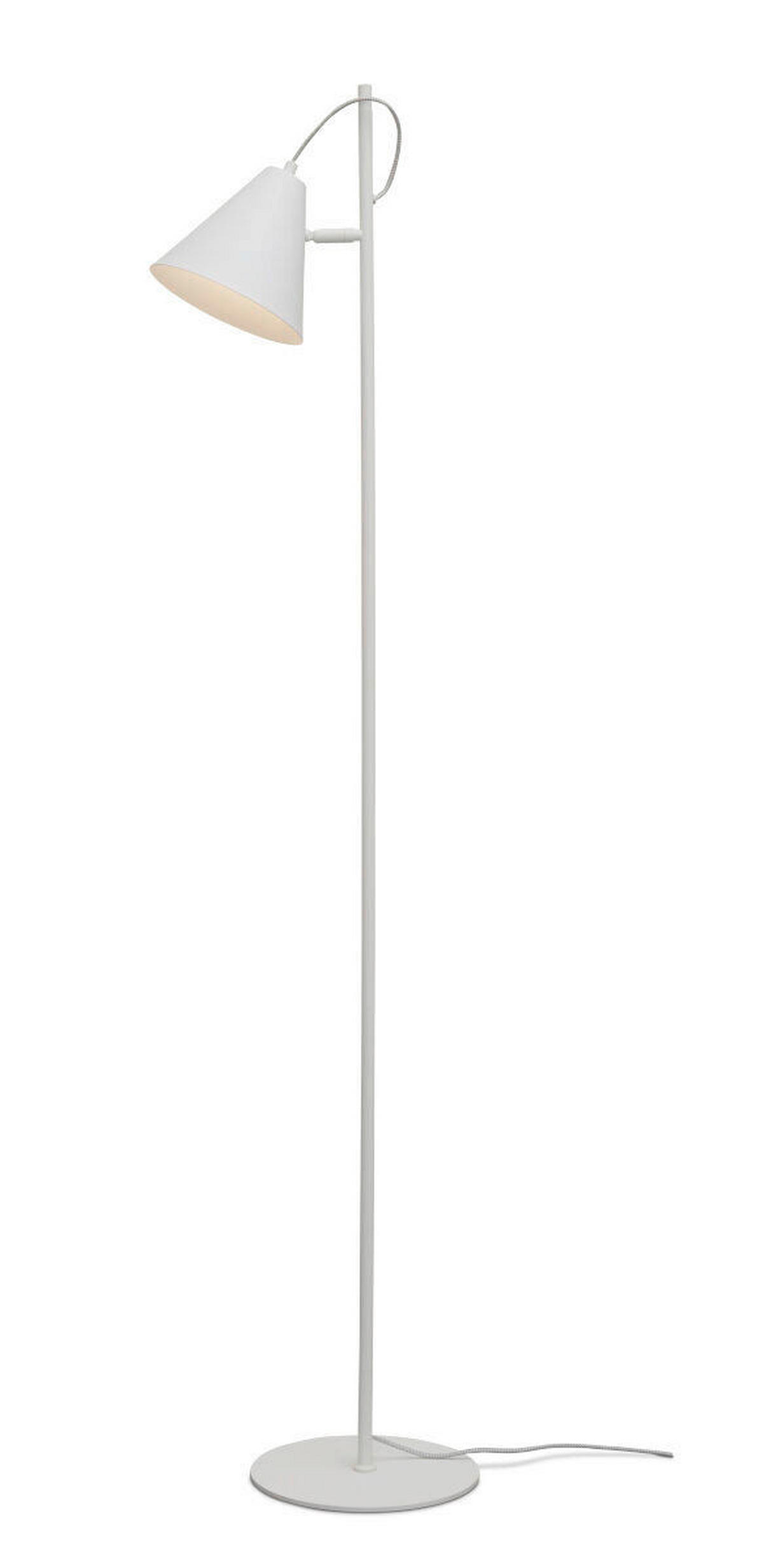 STEHLEUCHTE 25/35,5/151 cm  - Weiß, Trend, Metall (25/35,5/151cm) - It's about Romi