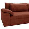ECKSOFA  in Webstoff Rostfarben  306/198 cm  - Rostfarben/Schwarz, MODERN, Kunststoff/Textil (306/198cm) - Carryhome