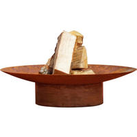 FEUERSCHALE SVENSKAV GRACE M 2075  - Rostfarben, Basics, Metall (58/58/13,6cm) - Ambia Garden