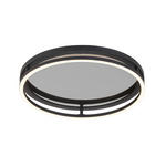 LED-DECKENLEUCHTE 39/8,7 cm    - Schwarz, LIFESTYLE, Kunststoff/Metall (39/8,7cm) - Novel