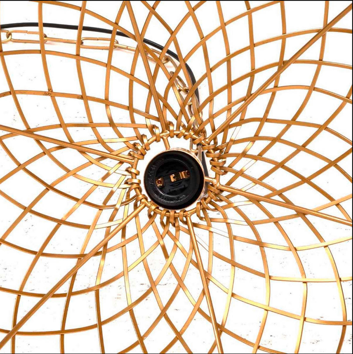 SVJETILJKA VISEĆA        - zlatne boje, Basics, metal (46cm)