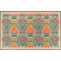 FUßMATTE 75/120 cm Flower Bouquet Daylight  - Multicolor, LIFESTYLE, Kunststoff/Textil (75/120cm) - wash+dry