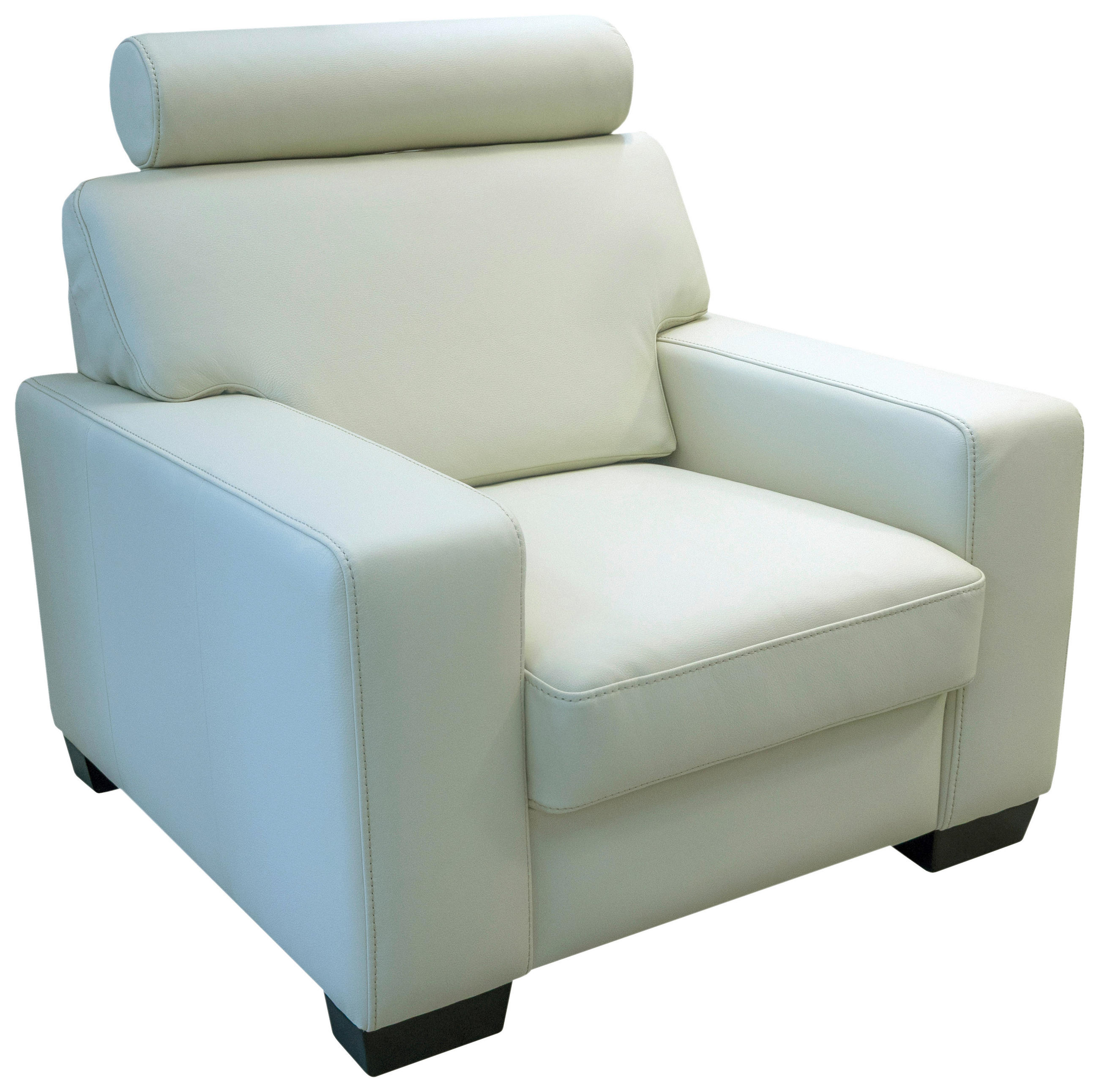 ÜLŐGARNITÚRA bőr  - diófa színű, Basics, bőr/fa (98/81/95cm) - Andante