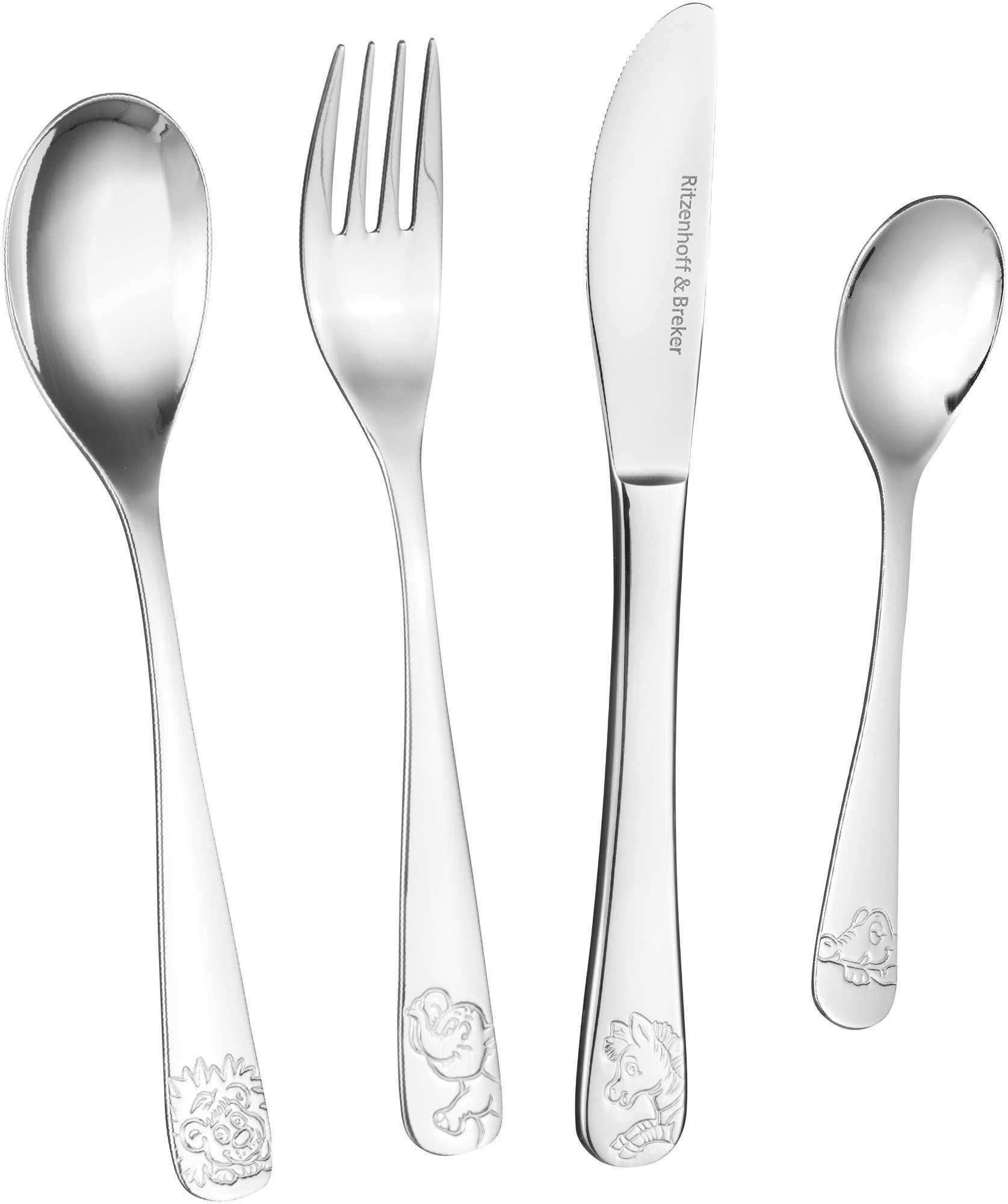 KINDERBESTECK - Silberfarben, KONVENTIONELL, Metall (15/23/3cm) - Ritzenhoff Breker