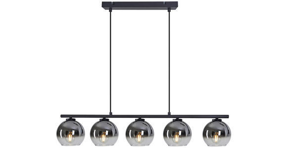HÄNGELEUCHTE 83/13/150 cm - Schwarz, Basics, Glas (83/13/150cm) - Novel