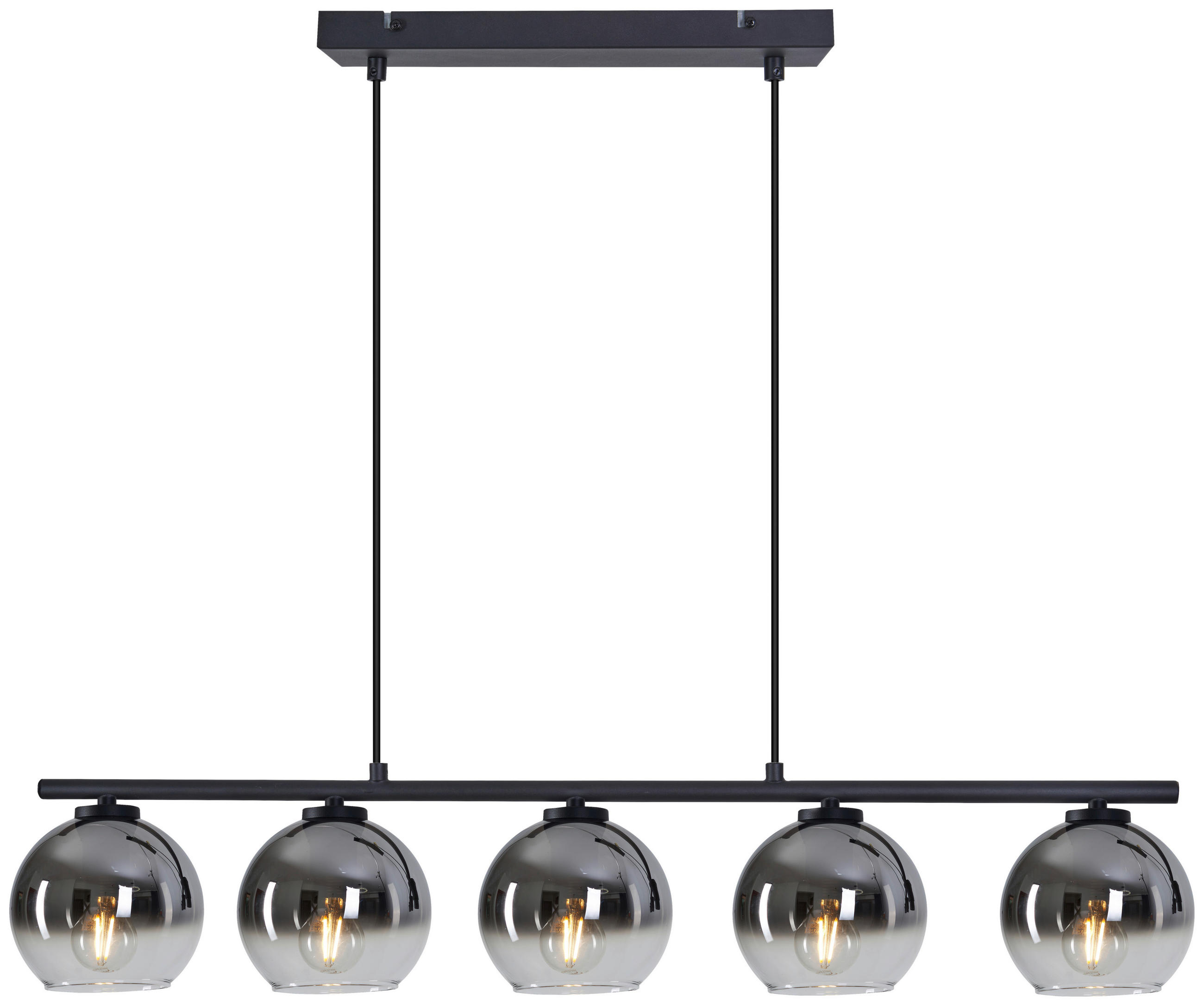HÄNGELEUCHTE 83/13/150 cm  - Schwarz, Basics, Glas (83/13/150cm) - Novel