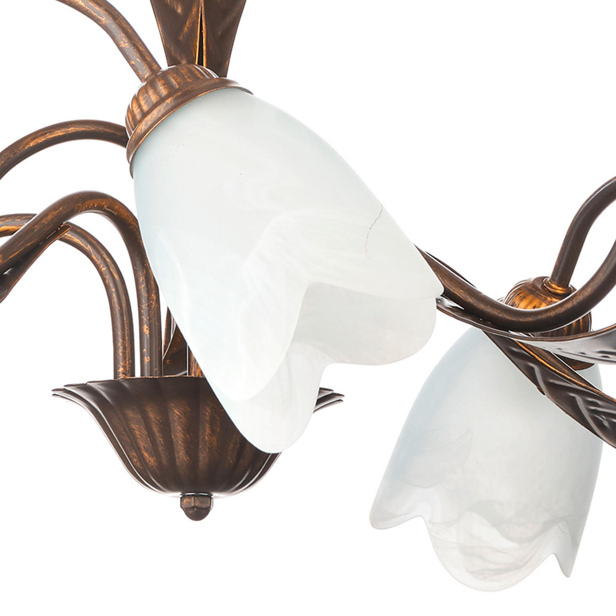 KRONLEUCHTER 70/100 cm   - Bronzefarben, Basics, Glas/Metall (70/100cm)