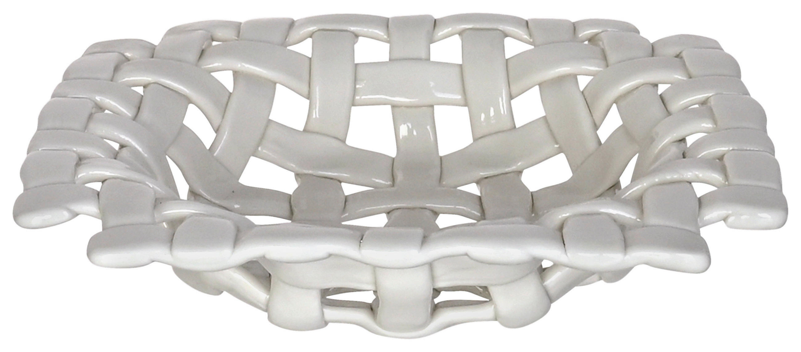 DEKORSKÅL    - vit, Design, keramik (21/21/3cm) - Ambia Home