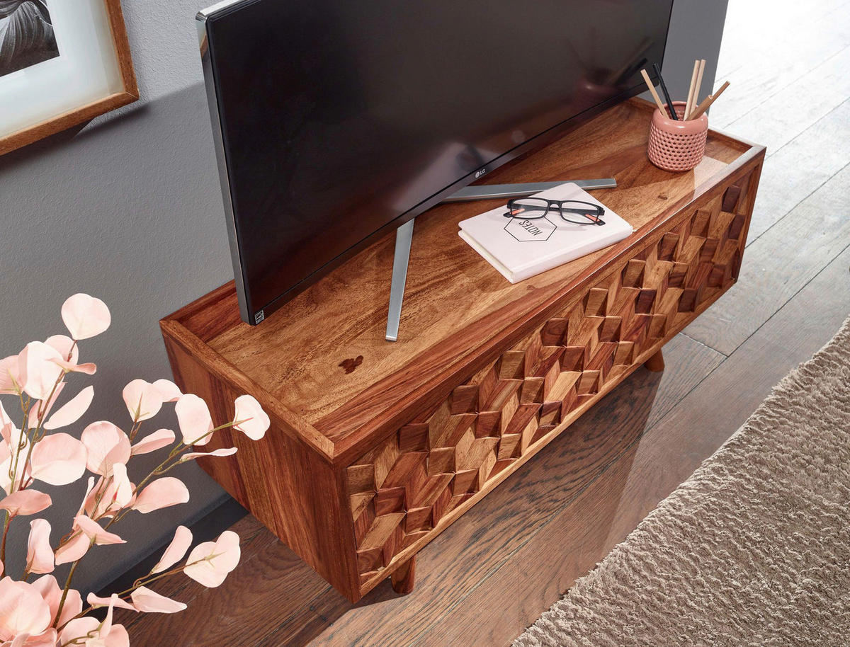 LOWBOARD  in 92/44/35 cm  - Sheeshamfarben, MODERN, Holz (92/44/35cm) - MID.YOU