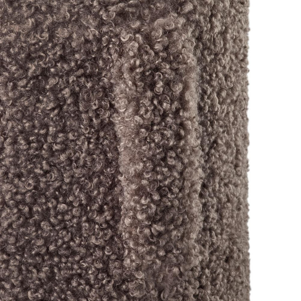 HOCKER Teddy Teddystoff Mokka  - Mokka, KONVENTIONELL, Textil (35/40cm) - Blomus