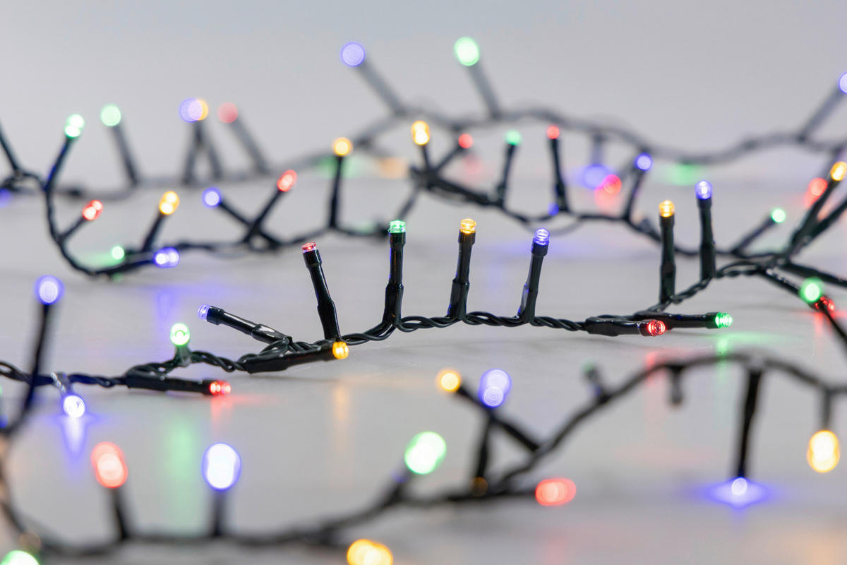 LICHTERKETTE 750 cm  - Grün, KONVENTIONELL, Kunststoff (750cm) - X-Mas