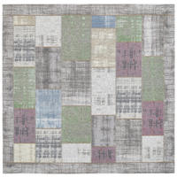 FLACHWEBETEPPICH Wohnzimmer 200/200 cm Multicolor quadratisch  - Multicolor, Trend, Textil (200/200cm) - Novel