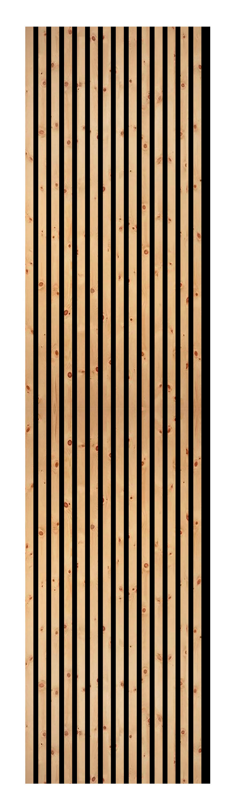AKUSTIKPANEEL Zirbe roh 57.25/1.8/240 cm  - Zirbelkieferfarben, KONVENTIONELL, Holzwerkstoff/Textil (57.25/1.8/240cm)