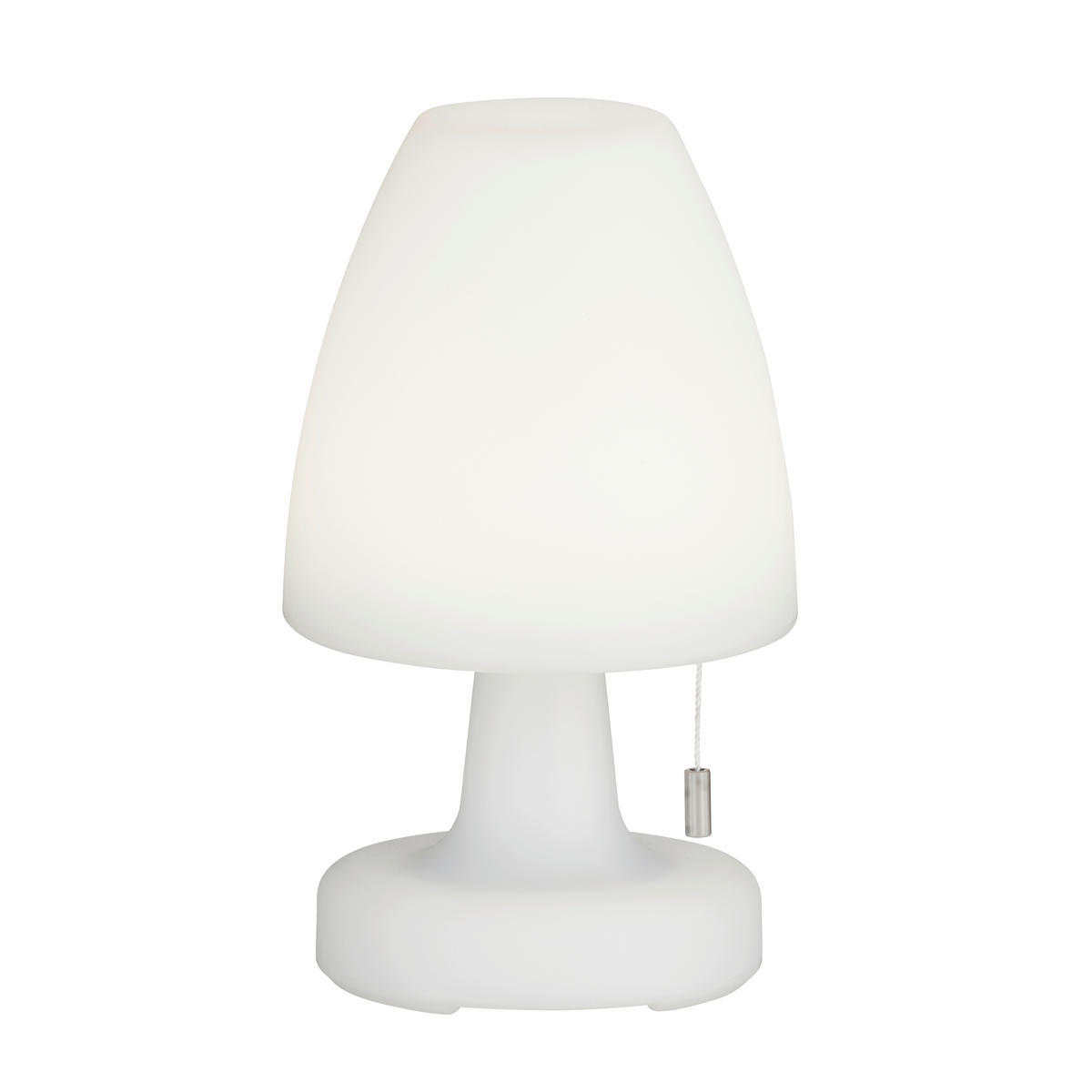 AKKU-TISCHLEUCHTE Termoli 15/25 cm   - Weiß, KONVENTIONELL, Kunststoff (15/25cm)