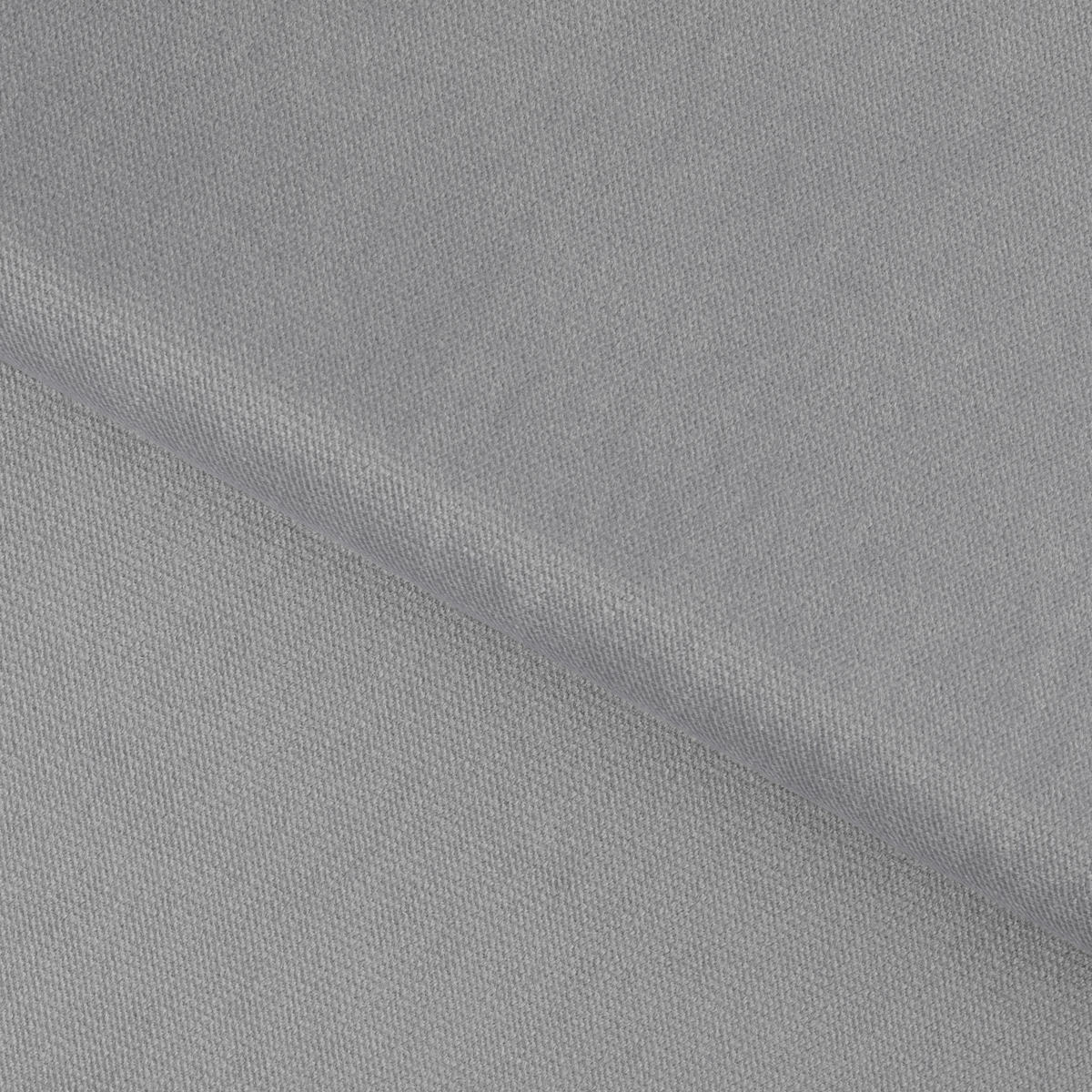 ECKSOFA ANTON in Flachgewebe Grau  272/203 cm  - Silberfarben/Grau, Design, Textil/Metall (272/203cm) - MID.YOU