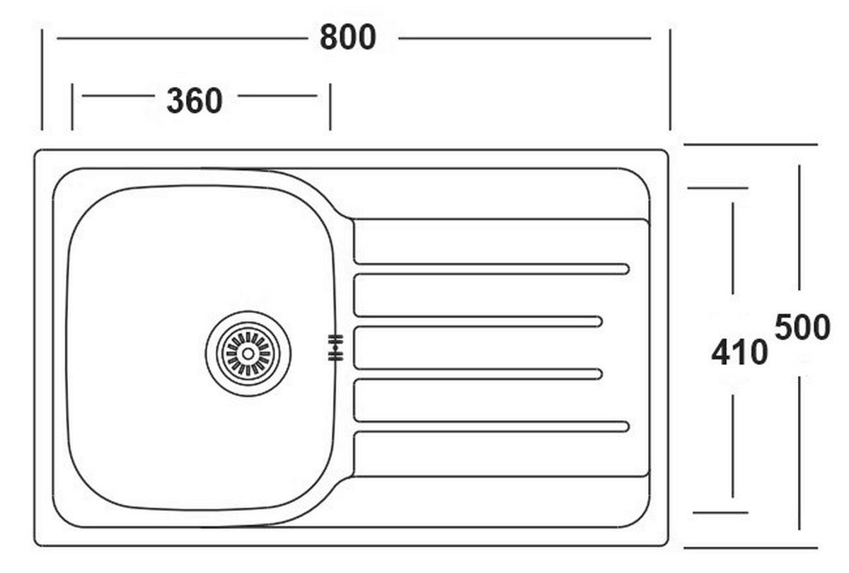 SUDOPERA      80/50/18 cm      - boja nerđajućeg čelika, Osnovno, metal (80/50/18cm)
