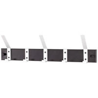 AKASZTÓLÉC - fekete/alumíniumszínű, Basics, fém (50/14/8cm) - Xora