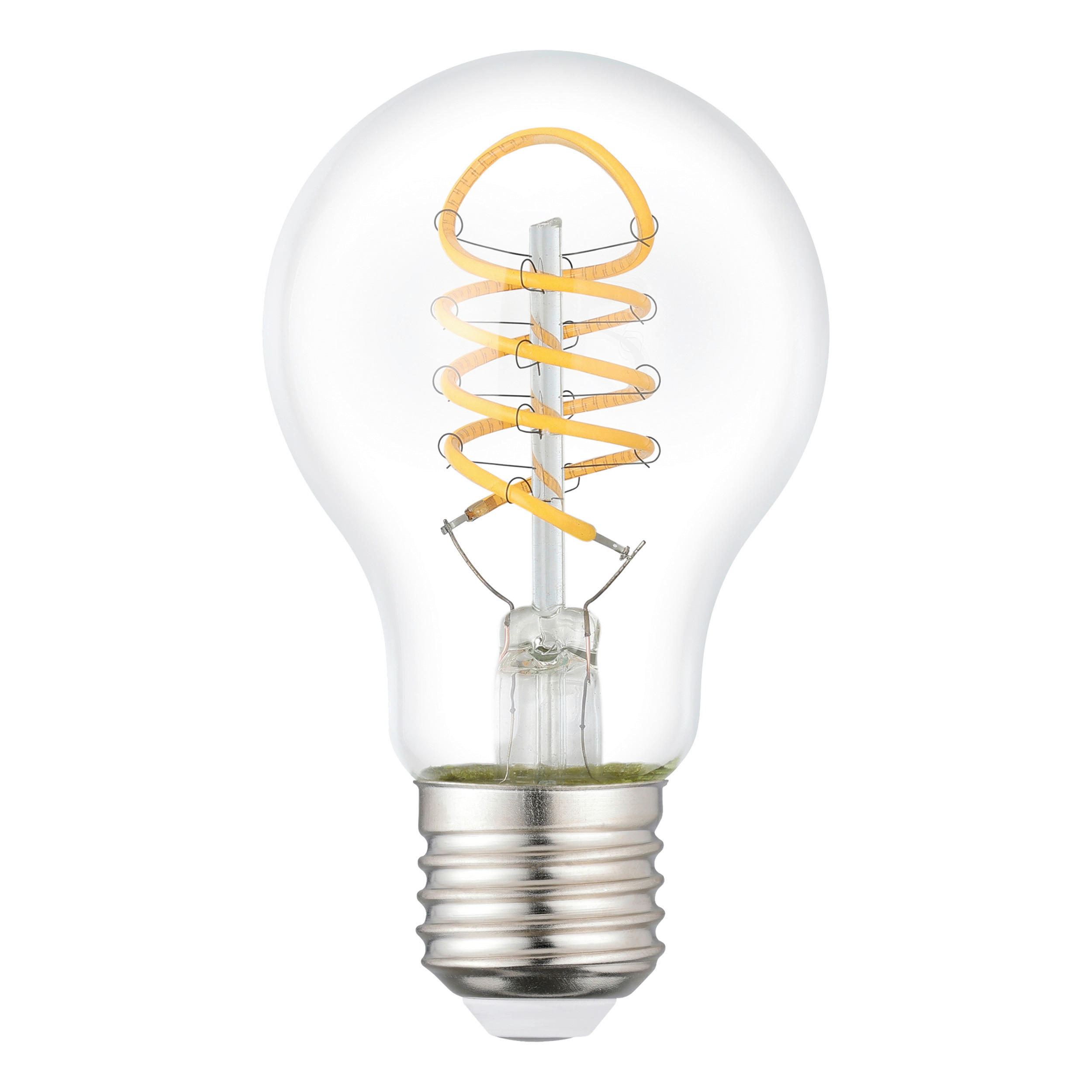 LED-LEUCHTMITTEL   E27 7,3 W  - Klar, Basics, Glas (6/10,6cm)