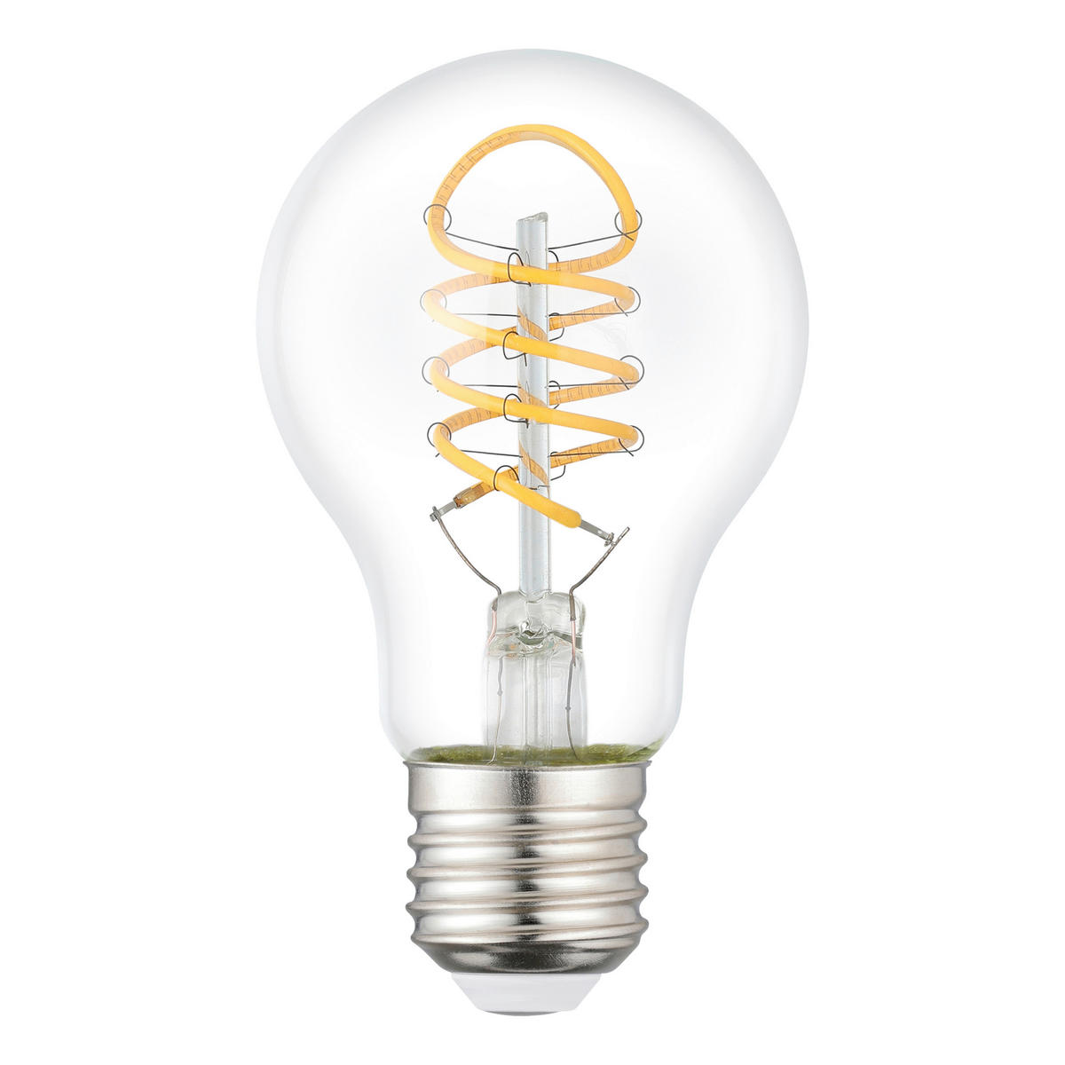 LED-LEUCHTMITTEL   E27 7,3 W  - Klar, Basics, Glas (6/10,6cm) - Eglo