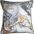KISSENHÜLLE Creme, Grau, Orange 45/45 cm - Creme/Orange, Textil (45/45cm) - Schöner Wohnen KISSENHÜLLE Creme, Grau, Orange 45/45 cm - Creme/Orange, Textil (45/45cm) - Schöner Wohnen