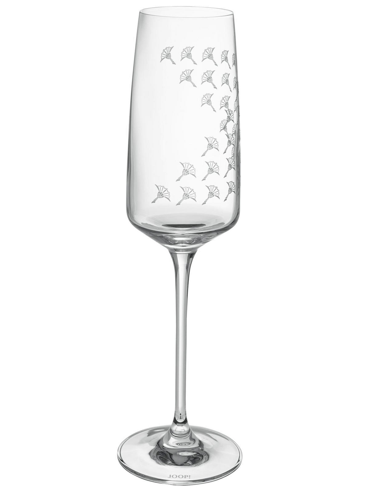 CHAMPAGNERGLAS 2-teilig   - Design, Glas (6,0/24,5cm) - Joop!