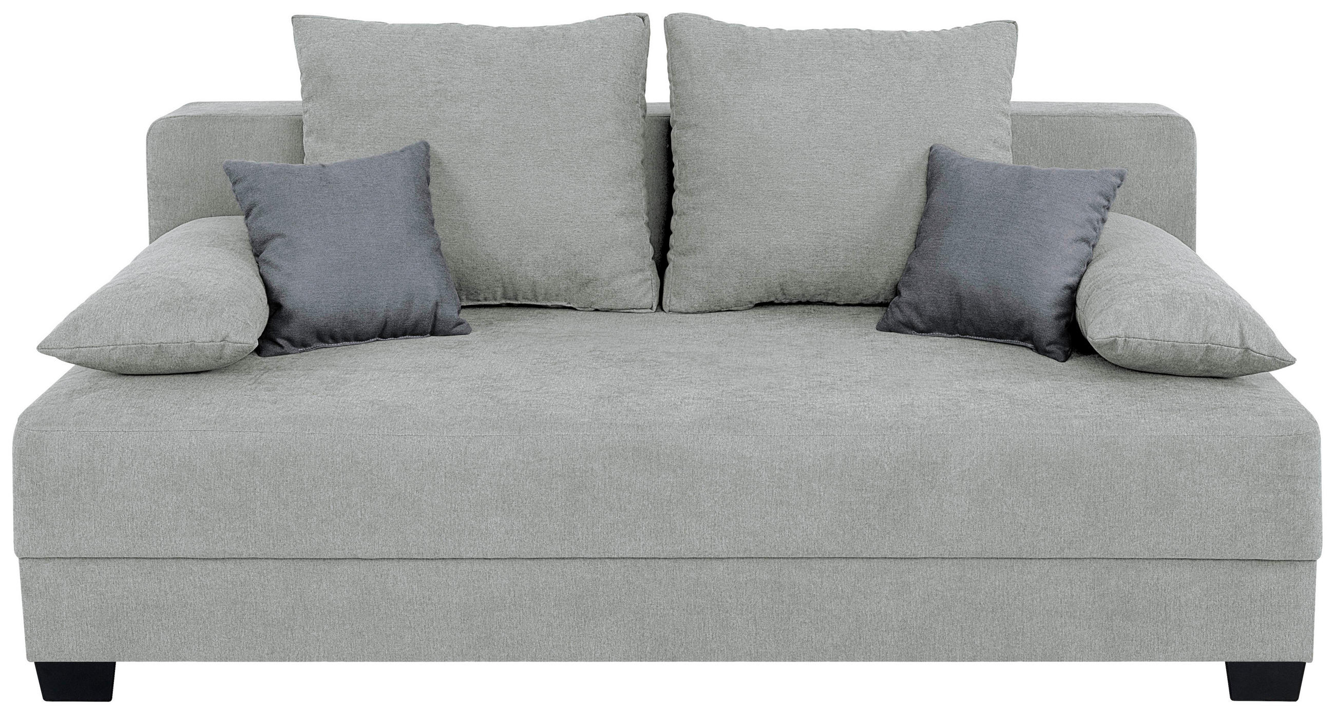 P & B BOXSPRINGOVÁ POHOVKA, textil, kompozitné drevo, strieborná