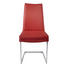 SCHWINGSTUHL Chromfarben, Dunkelrot - Chromfarben/Bordeaux, Design, Leder/Metall (48/98/53cm) - Valdera SCHWINGSTUHL Chromfarben, Dunkelrot - Chromfarben/Bordeaux, Design, Leder/Metall (48/98/53cm) - Valdera