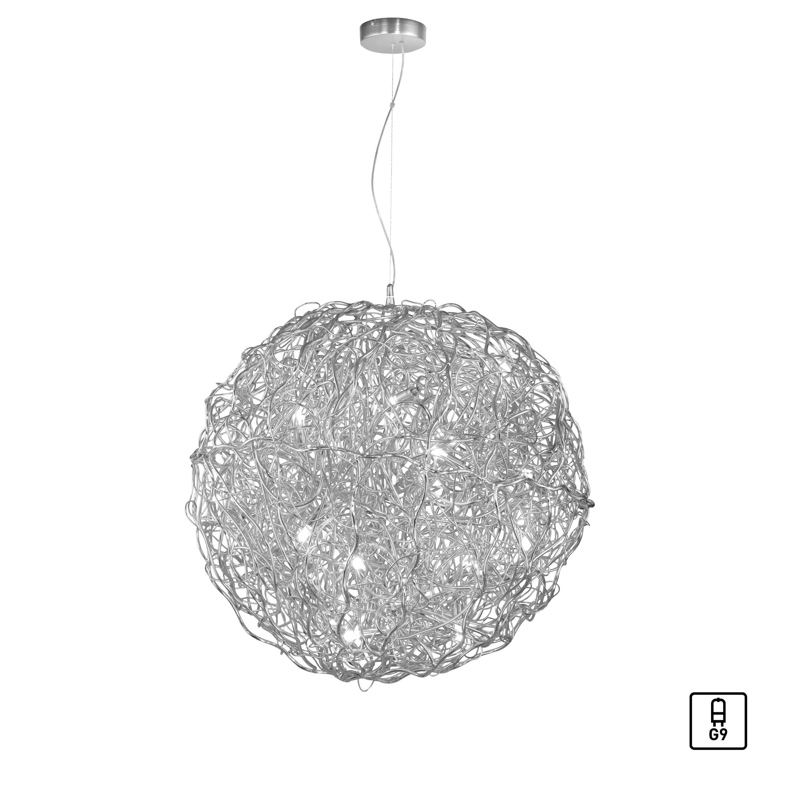 HÄNGELEUCHTE 75/75/300 cm  - Design, Metall (75/75/300cm) - Paul Neuhaus