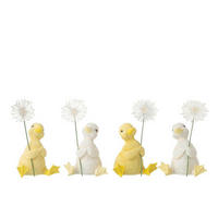 DEKOENTE - Weiss/Gelb, Basics, Naturmaterialien/Stein (8,5/9,5/14cm)