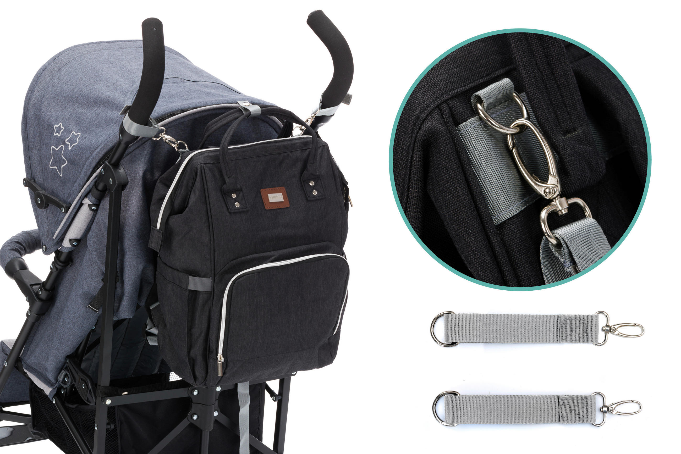 WICKELRUCKSACK - Schwarz, Basics, Textil (48/27/14cm) - Fillikid