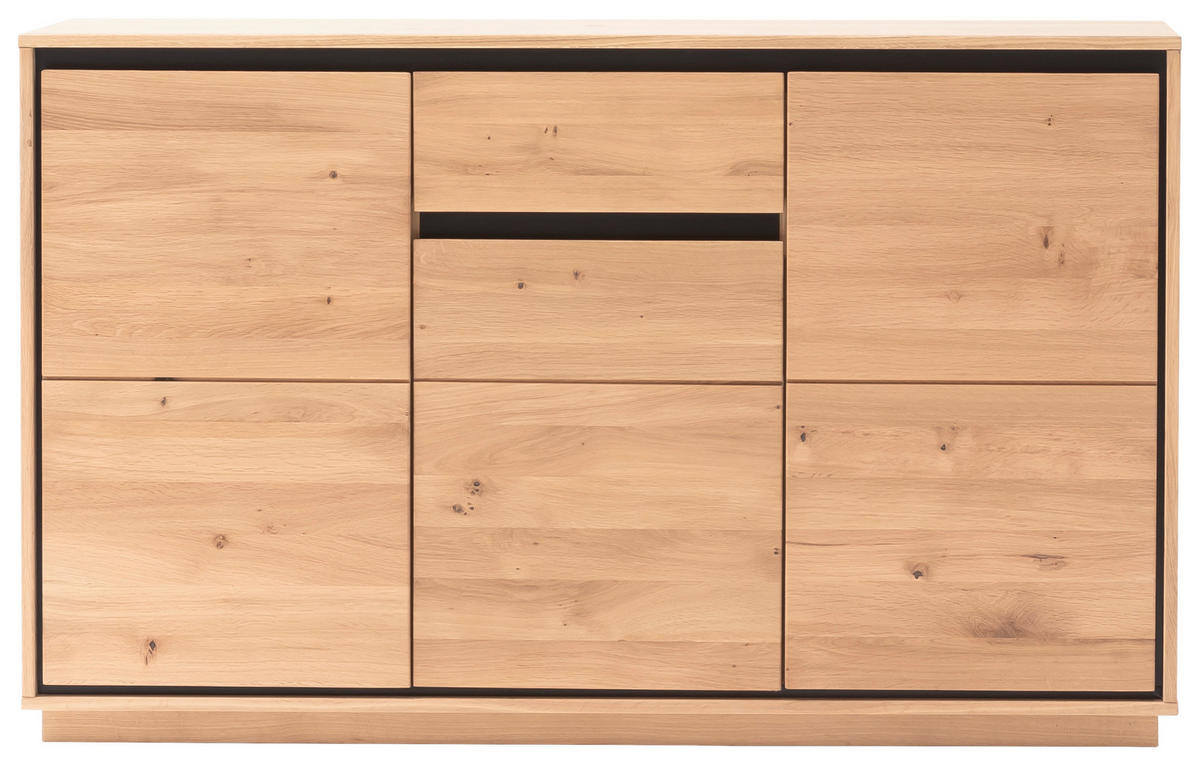 SIDEBOARD  in 132/82/40 cm  - Eiche Bianco, Natur, Holz/Holzwerkstoff (132/82/40cm)