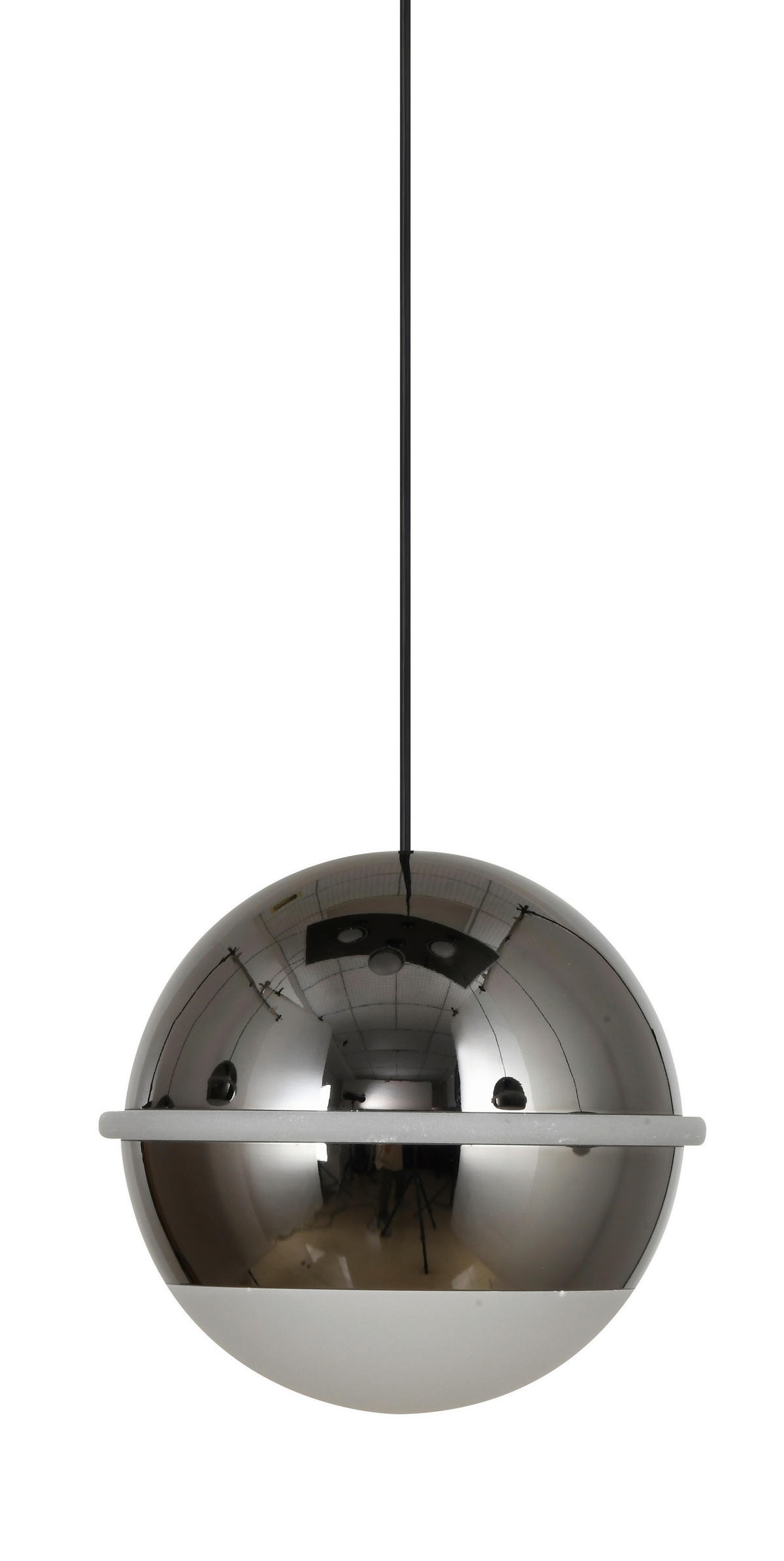 LED-HÄNGELEUCHTE Biarritz 75/150/30 cm  - Schwarzchrom, Design, Kunststoff/Metall (75/150/30cm)