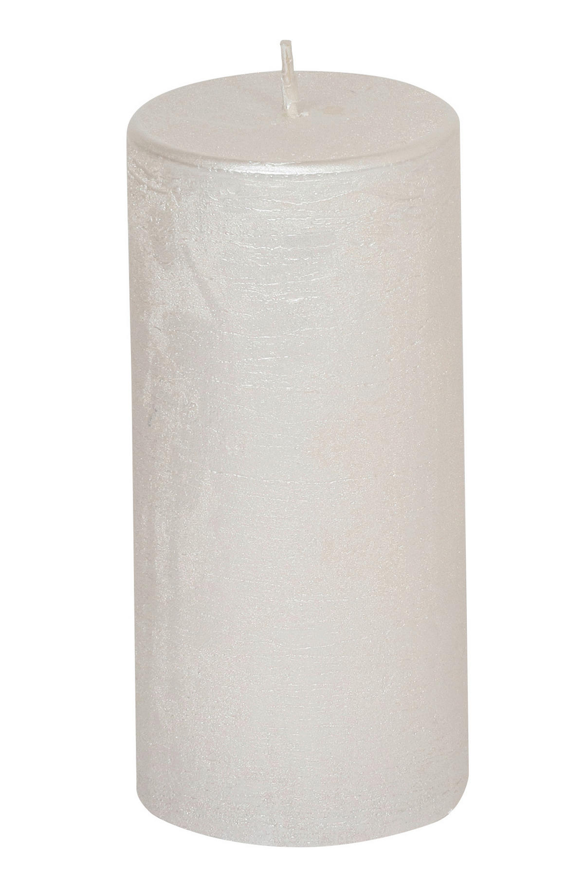 STUMPENKERZE 5,8/12 cm  - Weiß, KONVENTIONELL (5,8/12cm)