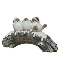 PASĂRE DECORATIVĂ - alb/gri, Trend, plastic (54/17/29cm) - X-Mas