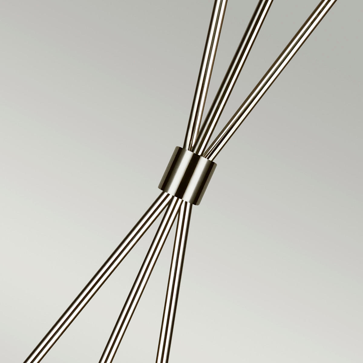 STEHLEUCHTE - Nickelfarben, Konventionell, Textil/Metall (47/139.7cm) - Elstead Lighting