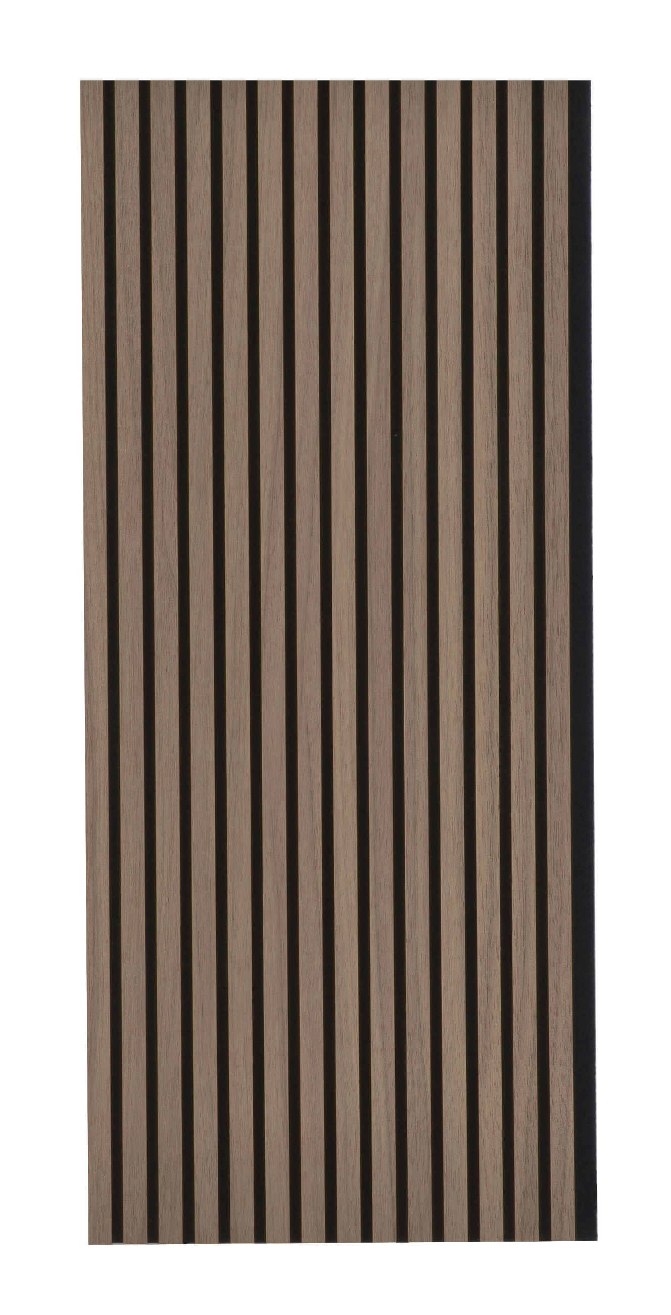 AKUSTIKPANEEL Walnuss furniert 57.25/1.9/119 cm  - Walnussfarben, KONVENTIONELL, Holzwerkstoff/Textil (57.25/1.9/119cm)