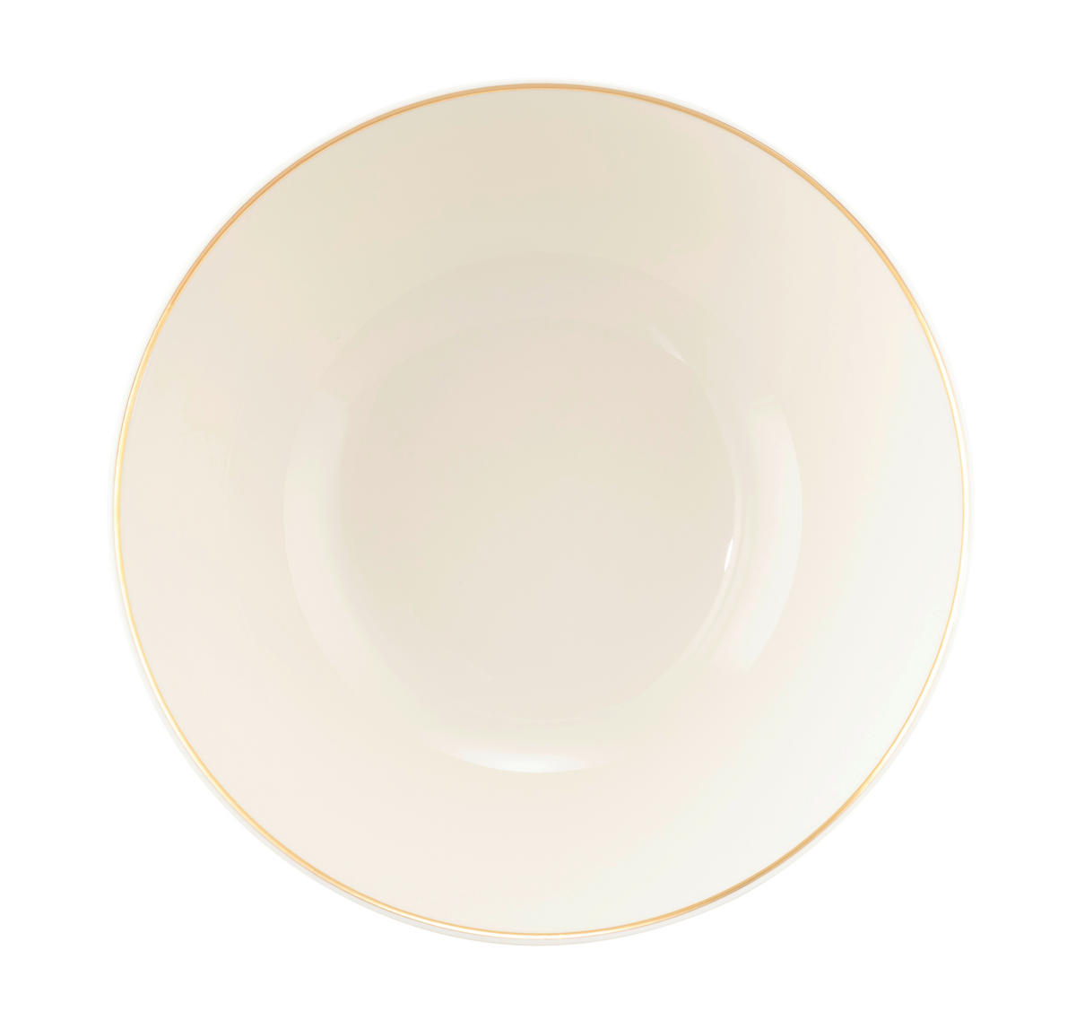 PLITKI TANJIR  22 cm           - zlatna/krem, Osnovno, keramika (22cm) - Seltmann Weiden