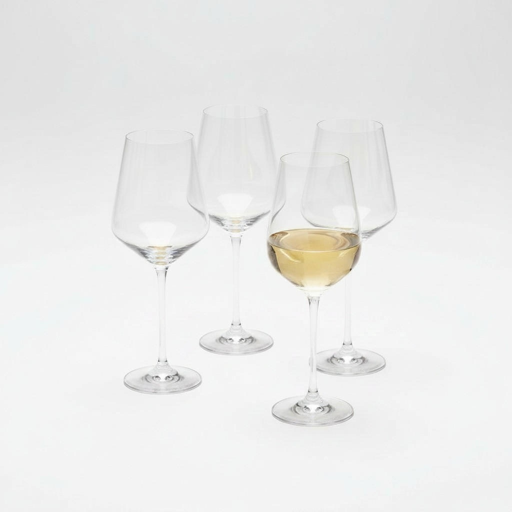 GLASSET Ava 4 delar  - klar, Basics, glas (10/25cm) - Van Well