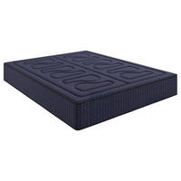 VZMETNICA BOXSPRING Imperial H3/H4 180/200 cm  - temno modra, Basics, tekstil (180/200cm) - Livetastic