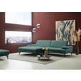 ECKSOFA  in Chenille, Flachgewebe Opal  180/284 cm  - Opal/Schwarz, Design, Textil/Metall (180/284cm) - Dieter Knoll