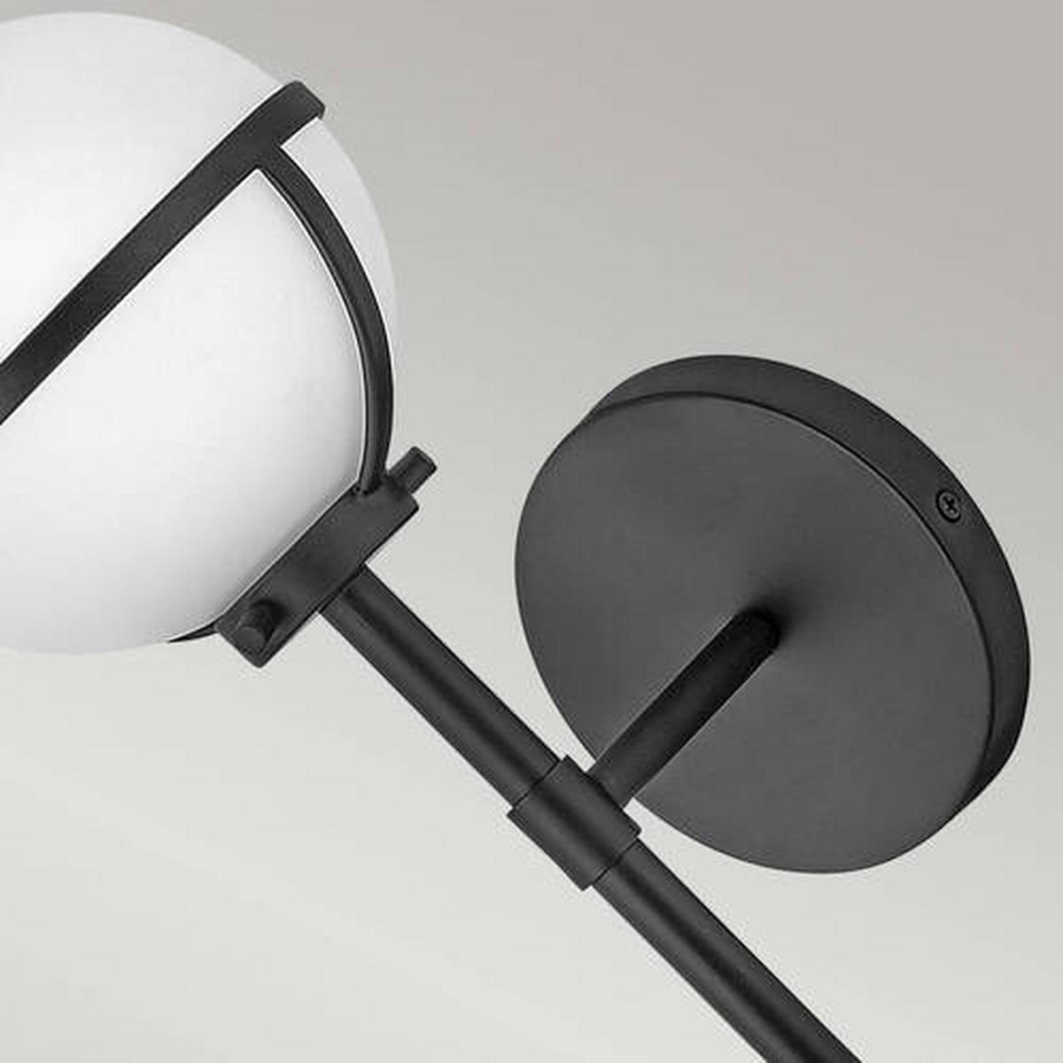 KUPAONSKA SVJETILJKA ZIDNA Elstead Hollis  - crna, Konvencionalno, staklo/metal (15.6/40.3/19cm) - Elstead Lighting