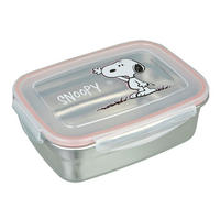 BROTDOSE Peanuts  - Rosa, Basics, Metall (17/6/12,5cm)