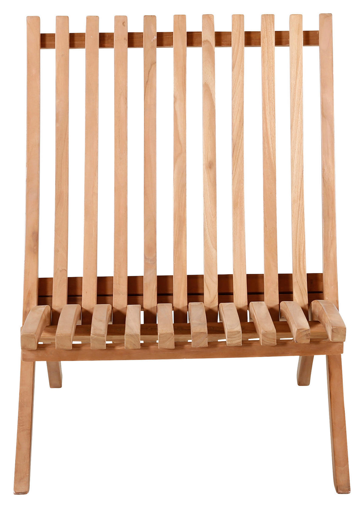 Loungesessel 2er-Set Teakfarben Teakholz  - Teakfarben, KONVENTIONELL, Holz (73/85/63cm) - Gardenson